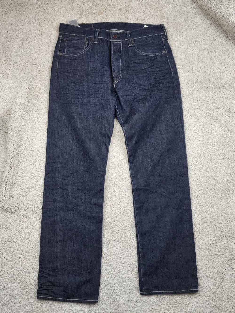 LEVIS 501XX Mens 32 x 30 Denim Button Fly Blue Jeans Button Fly Straight fit USA